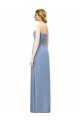 Strapless Long Chiffon Bridesmaid Dress with Sweetheart Neckline