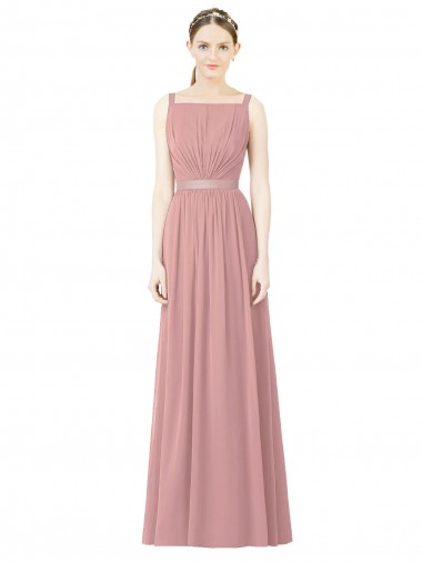 Shop High Neck Chiffon Bridesmaid Dress with Low Back UK