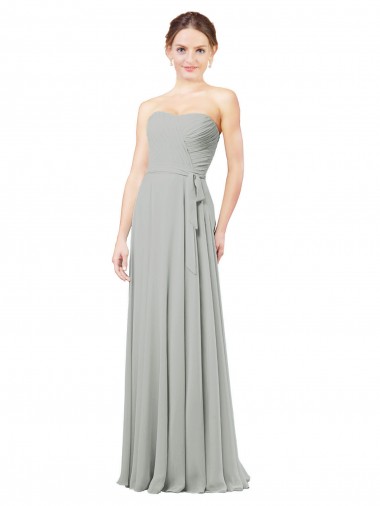 Shop Delicately Draped Chiffon Bridesmaid Dress UK