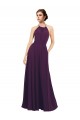 Elegant Chiffon Bridesmaids Dress with Softly Draped Bodice