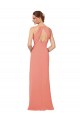 Flirty Chiffon Bridesmaid Dress with Modern Back Detail