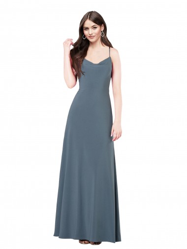 Shop Classic Spandex Bridesmaid Dress / Prom Dress with Scoop Neckline UK