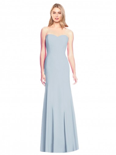 Shop Sweetheart Strapless Flared Skirt Maxi Bridesmaid Dress / Prom Dress UK